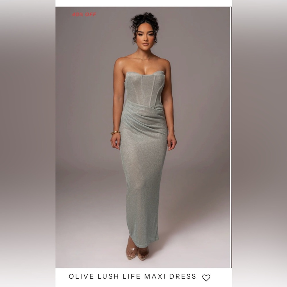 JLUXLABEL Olive Lush Life Maxi Dress
